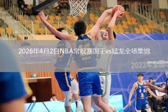 2026年4月2日NBA常规赛国王vs猛龙全场集锦